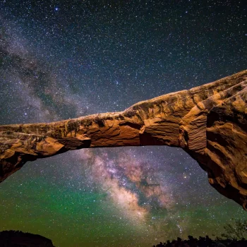 Milky Way Framed by Owachomo Bridge, Natural Bridges NM Milky Way Framed by Owachomo Bridge, Natural Bridges NM